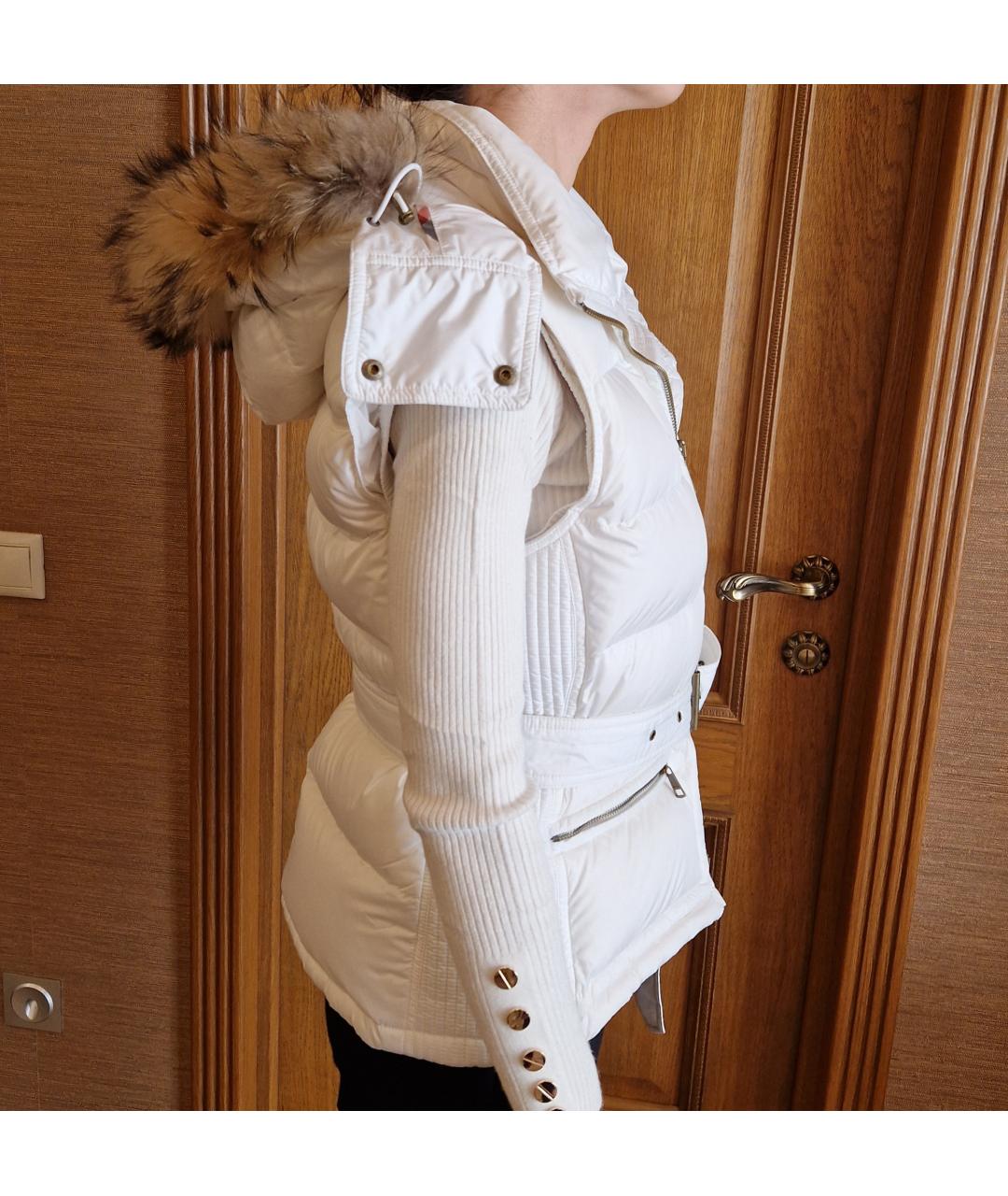 Burberry white puffer jacket best sale