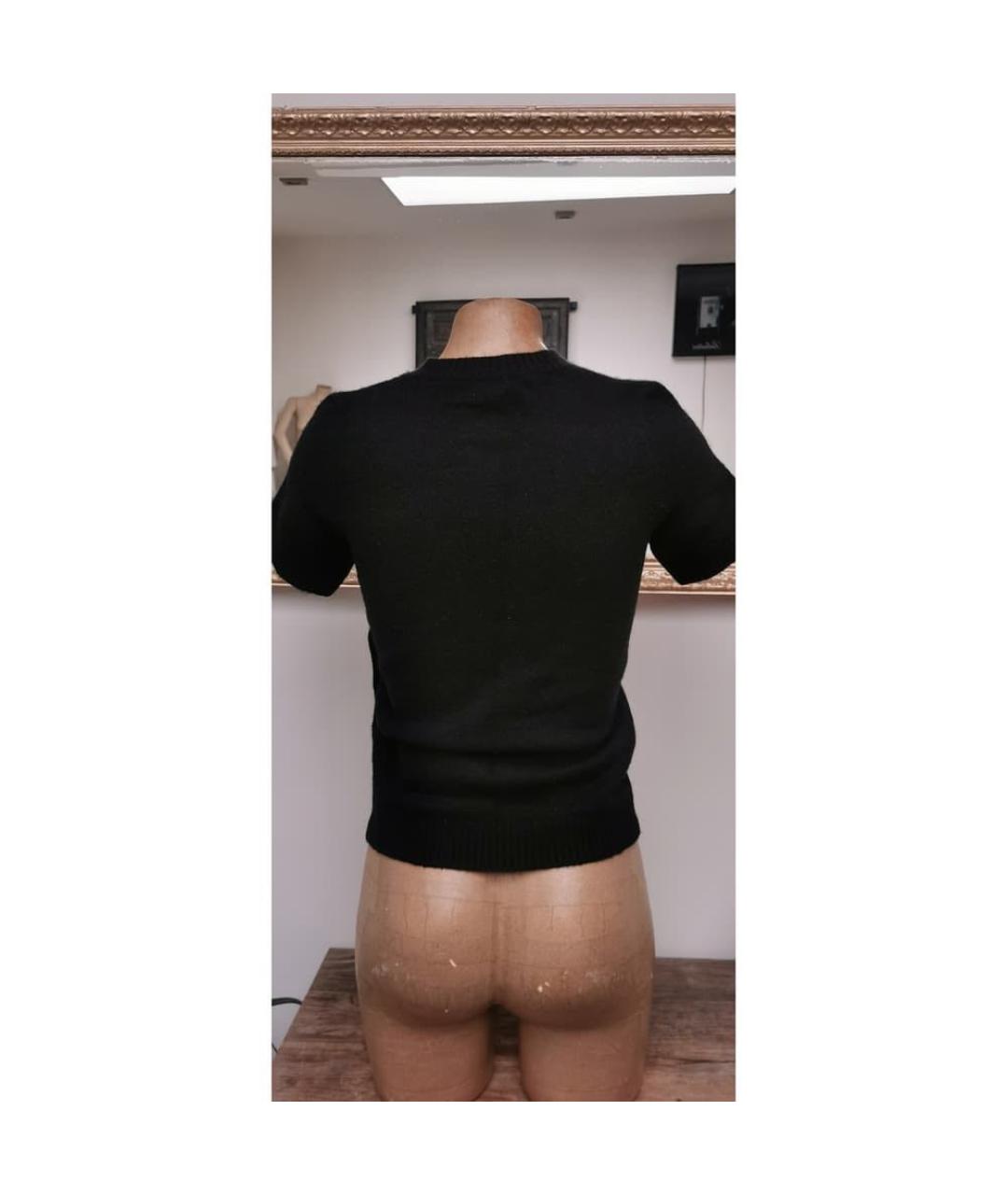 CHANEL Черный кашемировый джемпер / свитер, фото 6