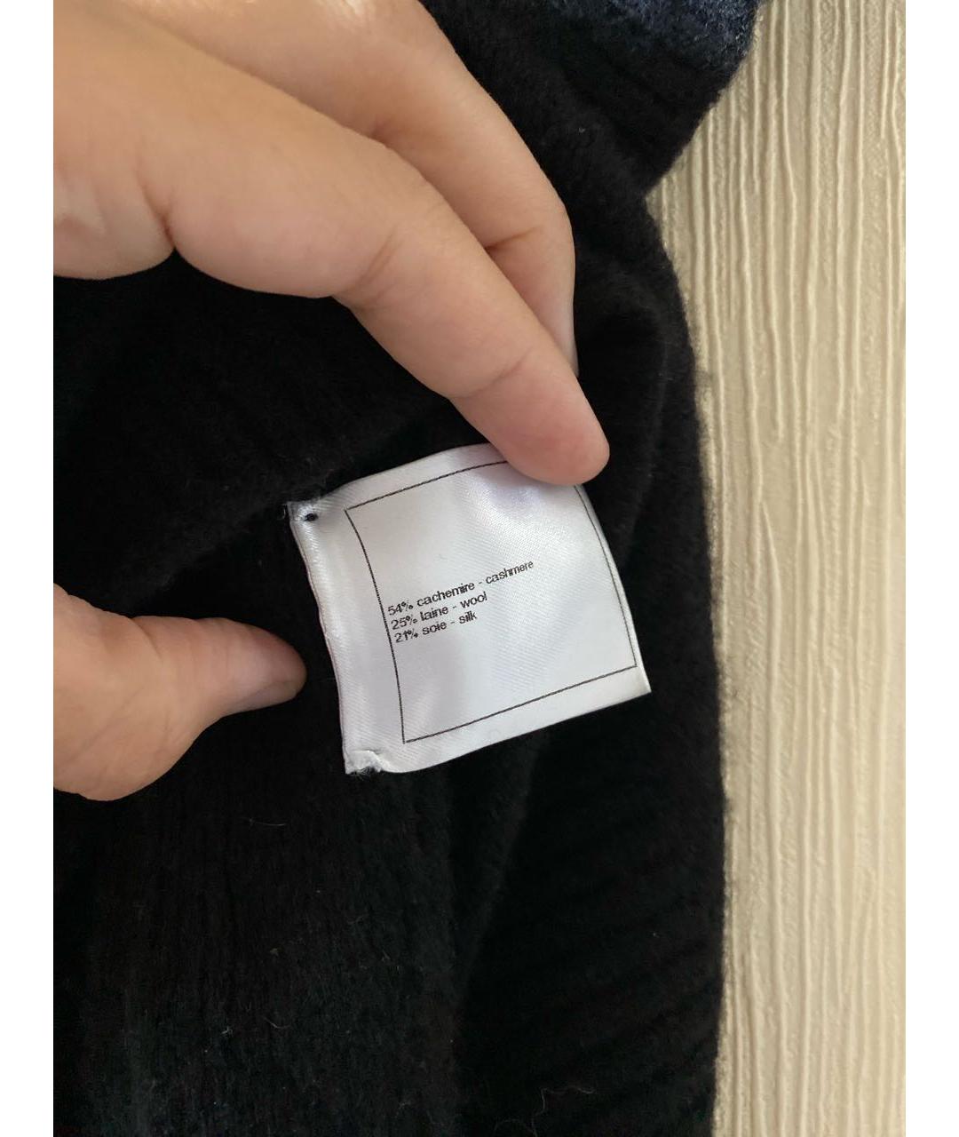 CHANEL Черный кашемировый джемпер / свитер, фото 5