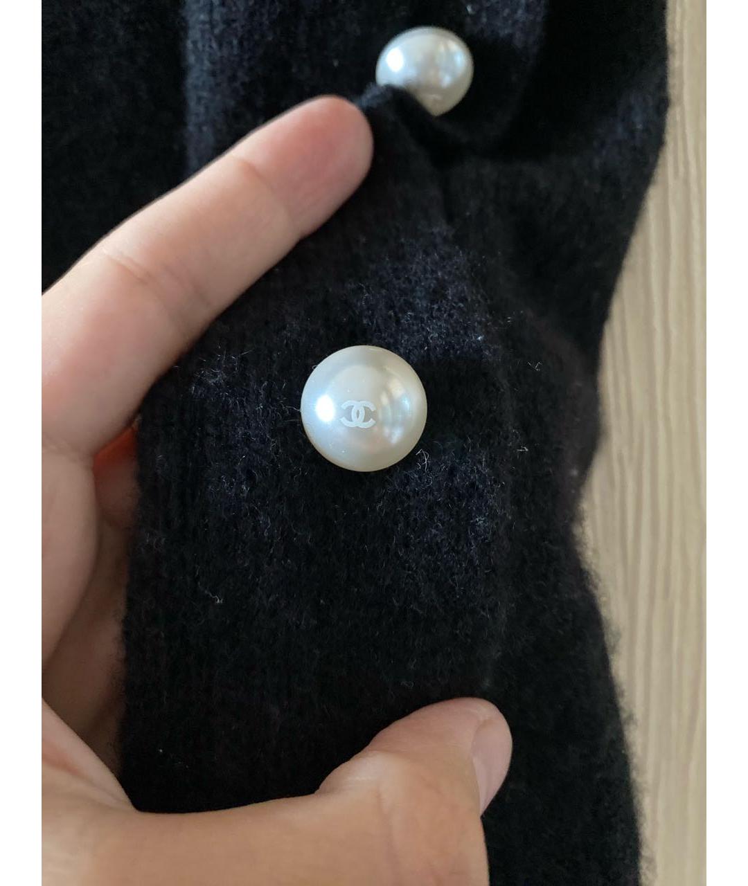 CHANEL Черный кашемировый джемпер / свитер, фото 4