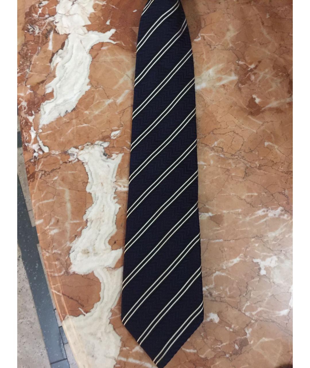 CANALI Черный шелковый галстук, фото 4