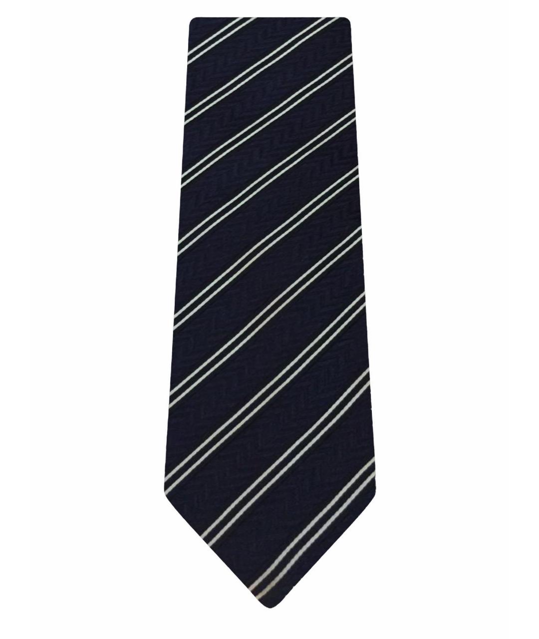 CANALI Черный шелковый галстук, фото 1