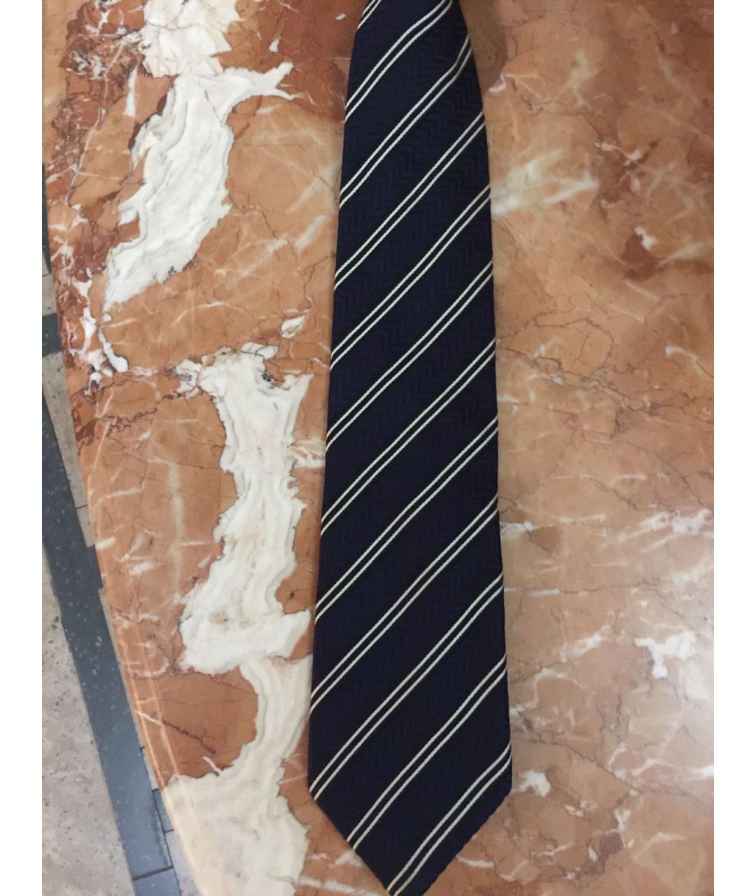 CANALI Черный шелковый галстук, фото 3