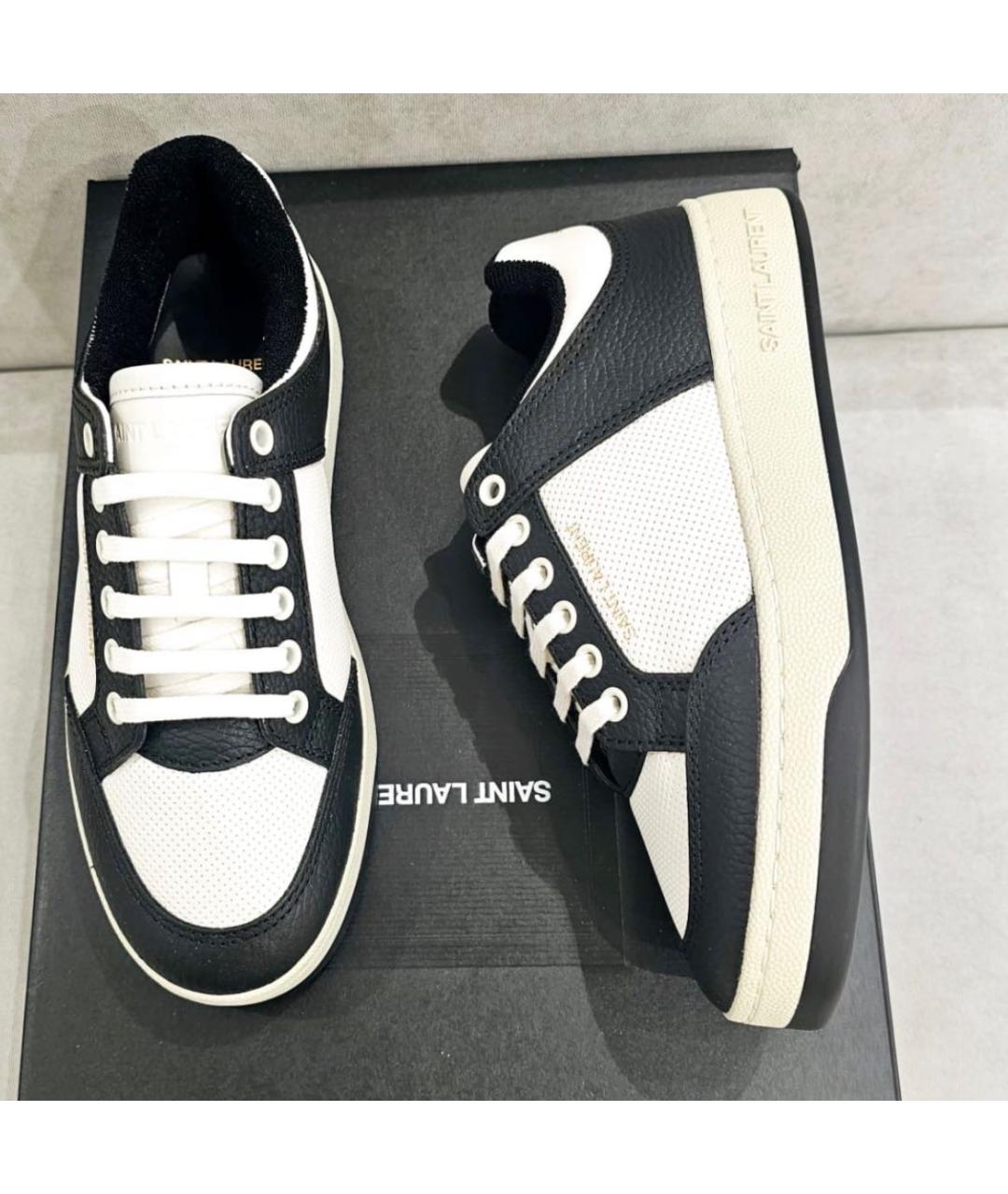 SAINT LAURENT Кожаные кеды, фото 7