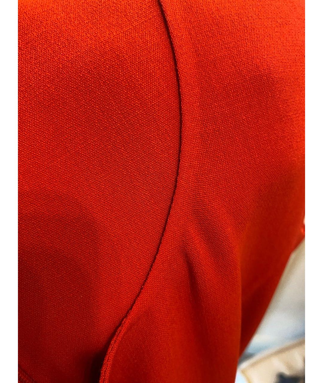 MICHAEL KORS Красное шерстяное коктейльное платье, фото 3