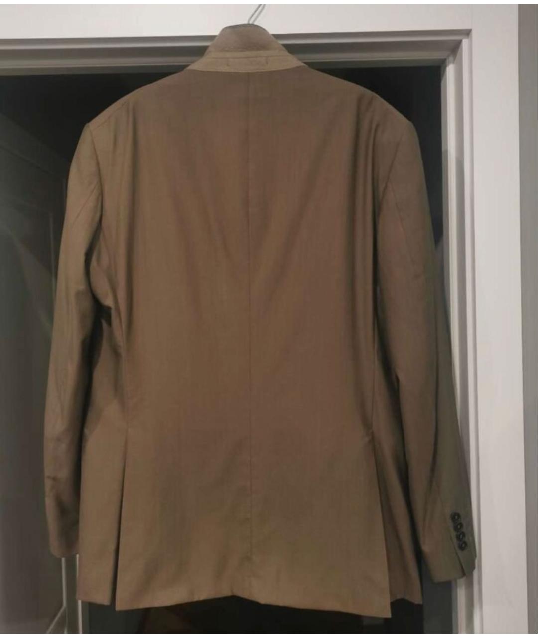 KENZO Коричневый шерстяной пиджак, фото 2