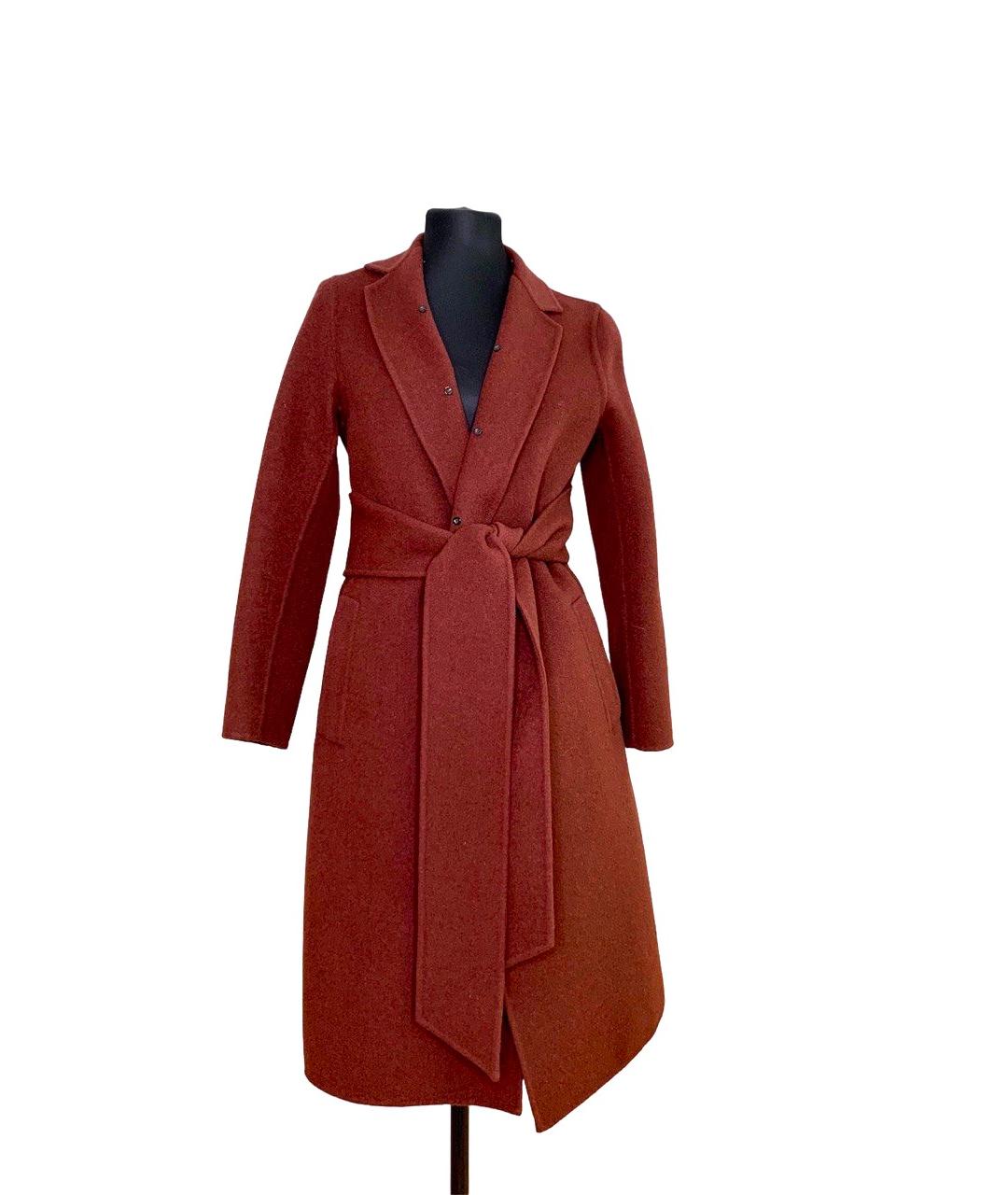 BOTTEGA VENETA Бордовое пальто, фото 8