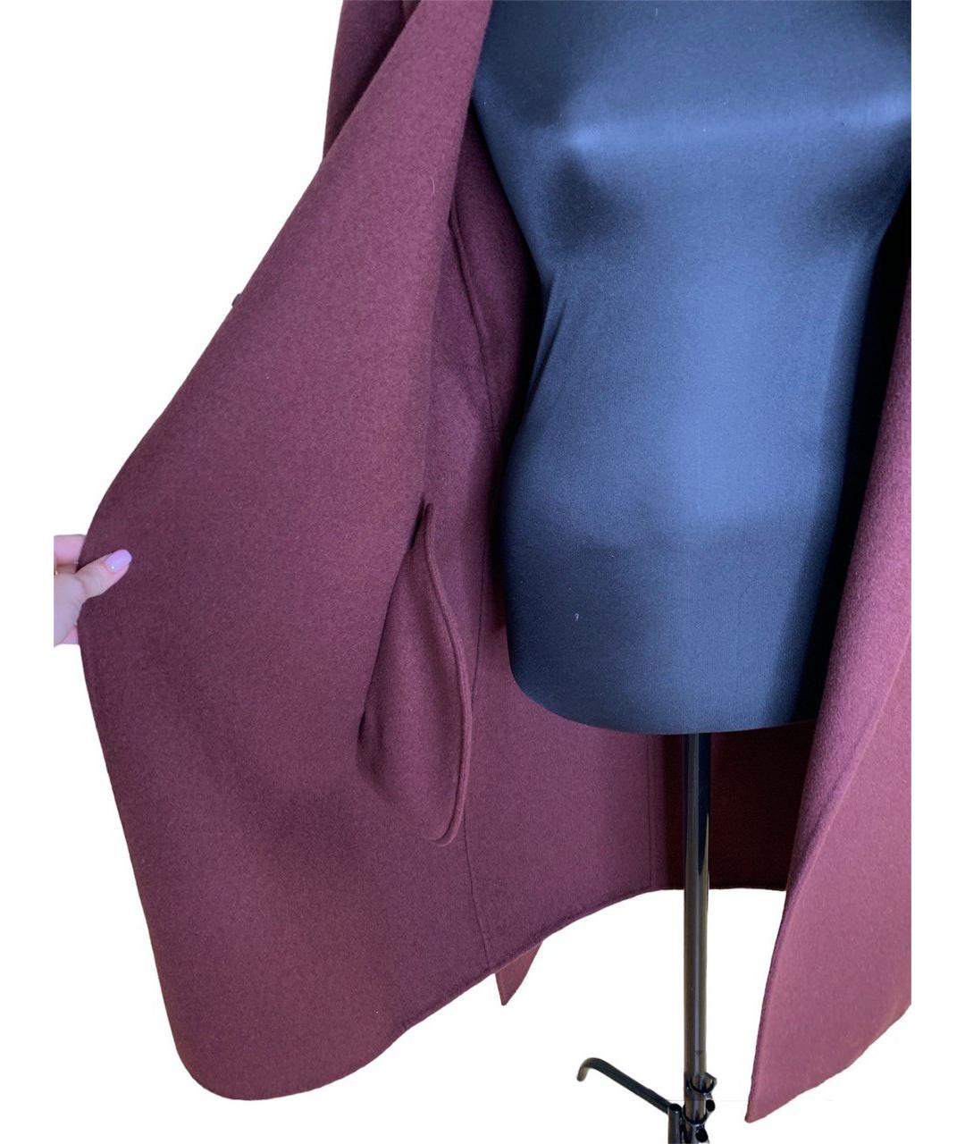BOTTEGA VENETA Бордовое пальто, фото 4