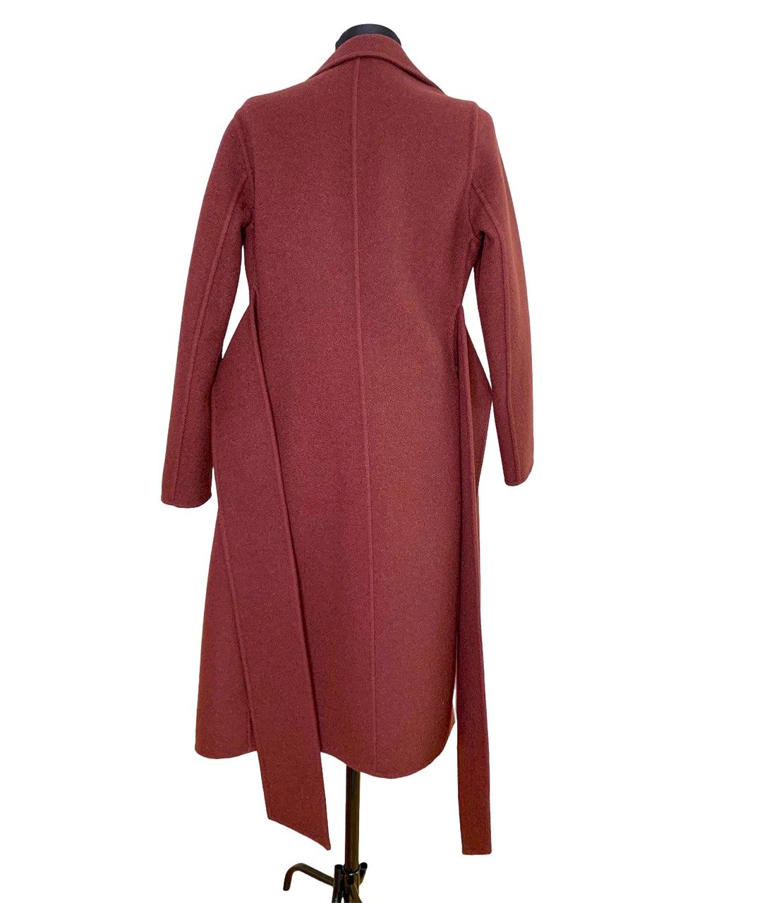 BOTTEGA VENETA Бордовое пальто, фото 6