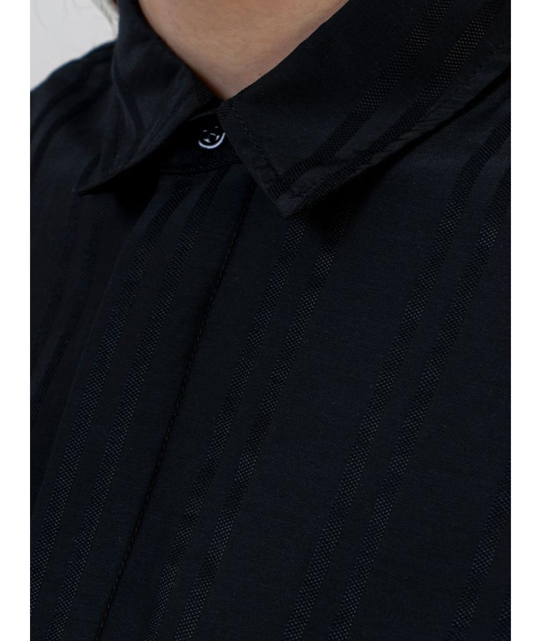 IRO Черная хлопковая рубашка, фото 4