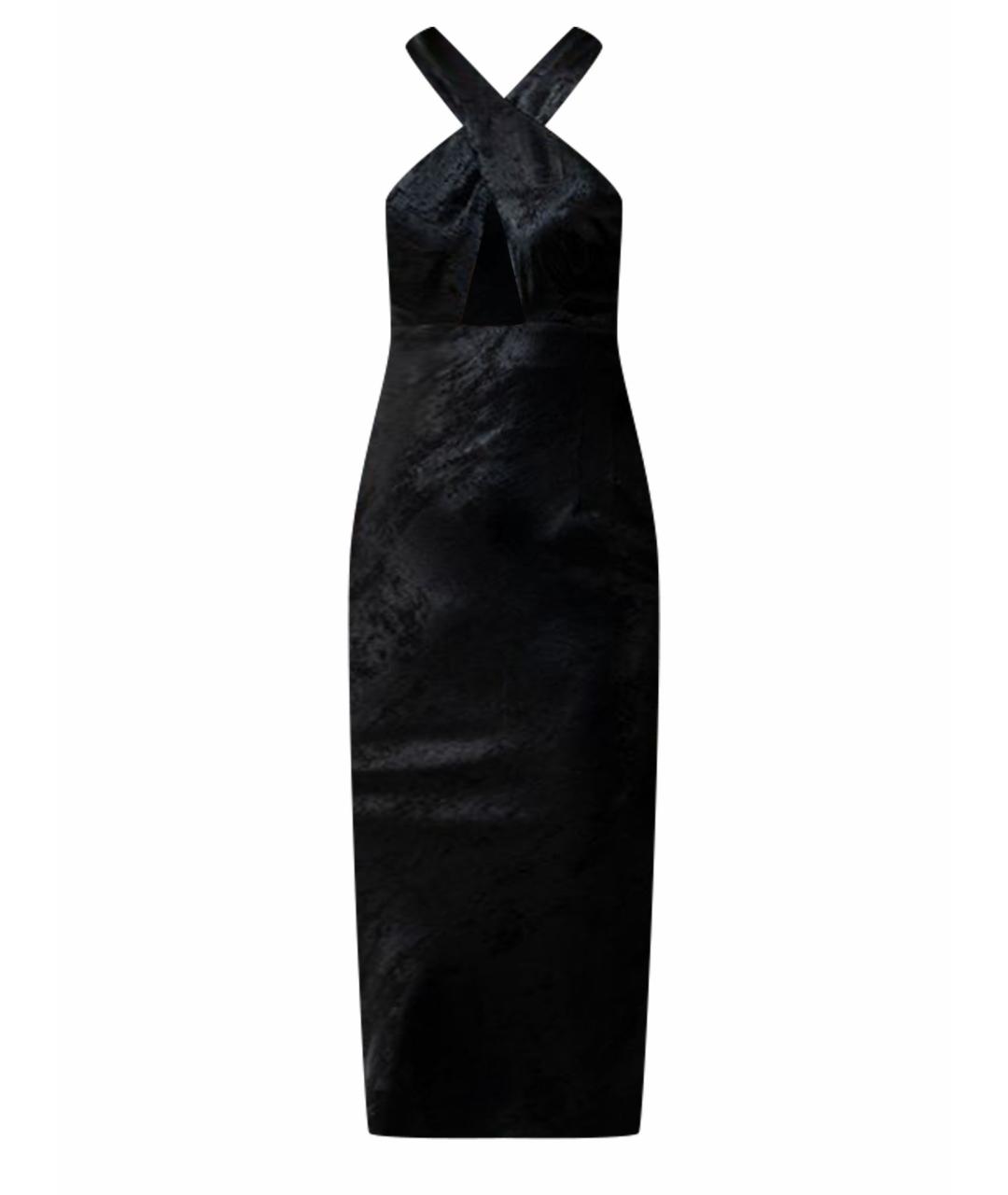 IRO Черное полиэстеровое повседневное платье, фото 1