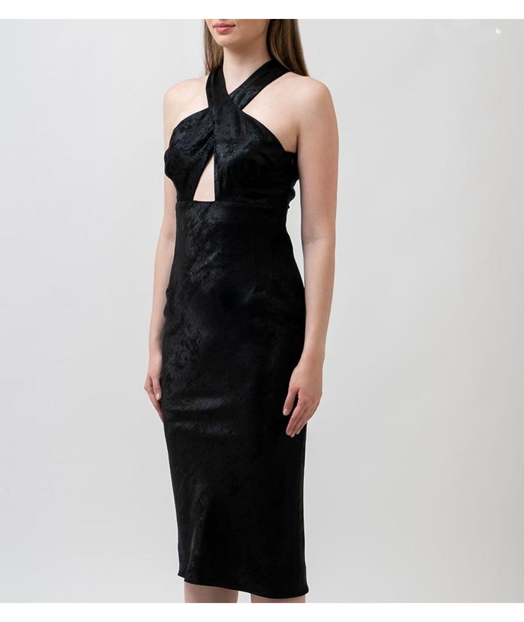 IRO Черное полиэстеровое повседневное платье, фото 2