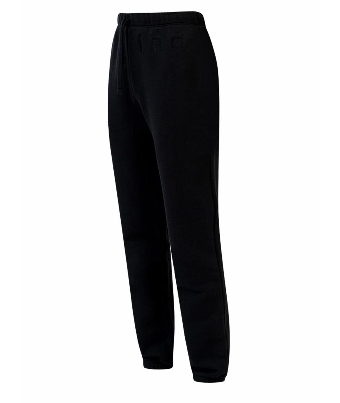 IRO Черные хлопковые прямые брюки, фото 1