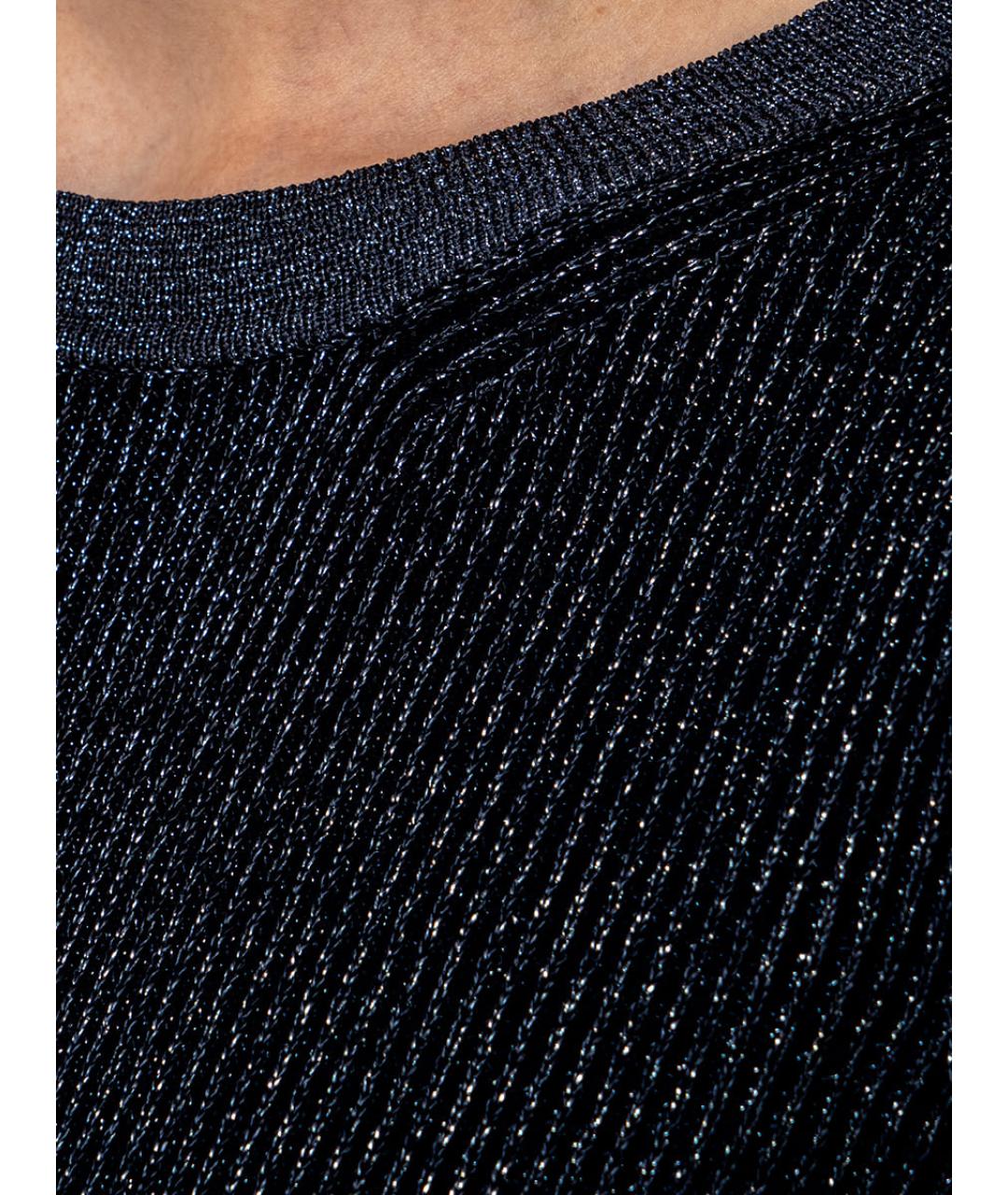 FABIANA FILIPPI Черный хлопковый джемпер / свитер, фото 4