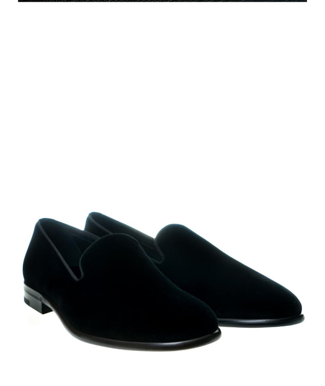 DOLCE&GABBANA Черные синтетические туфли, фото 2