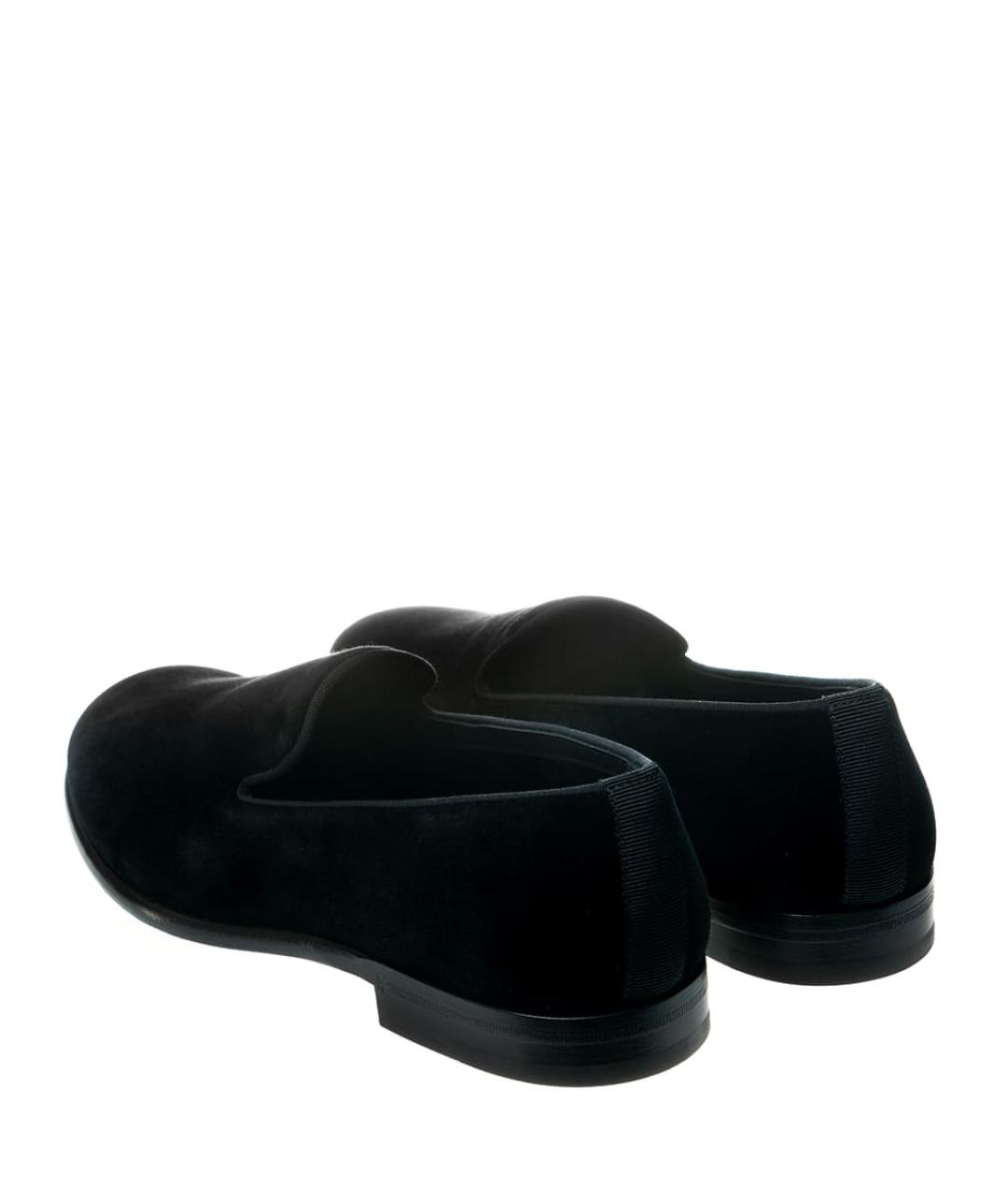 DOLCE&GABBANA Черные синтетические туфли, фото 4