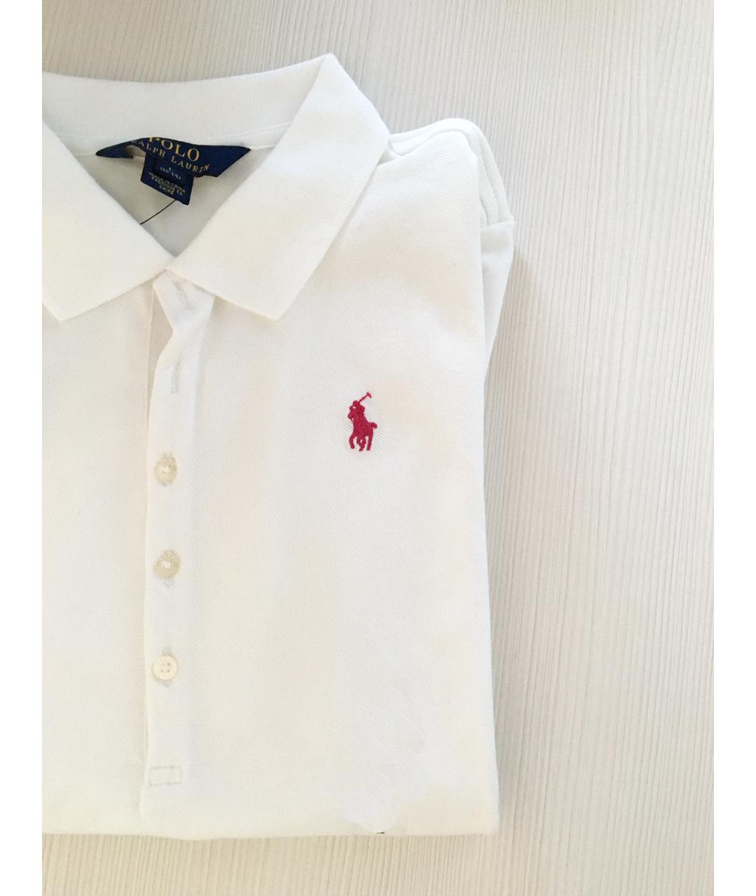 POLO RALPH LAUREN Белая хлопковая рубашка/блузка, фото 2