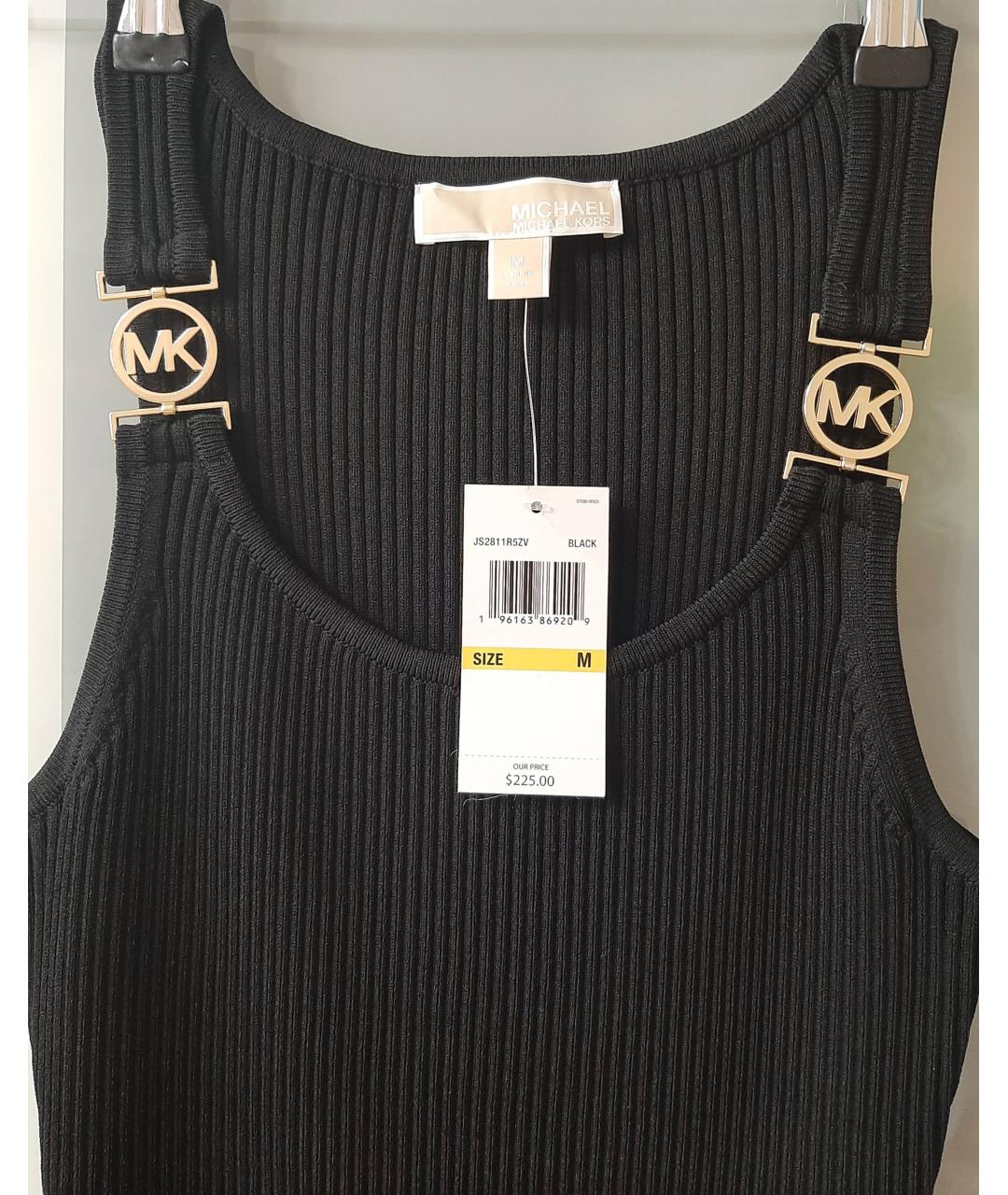 MICHAEL MICHAEL KORS Черное повседневное платье, фото 4