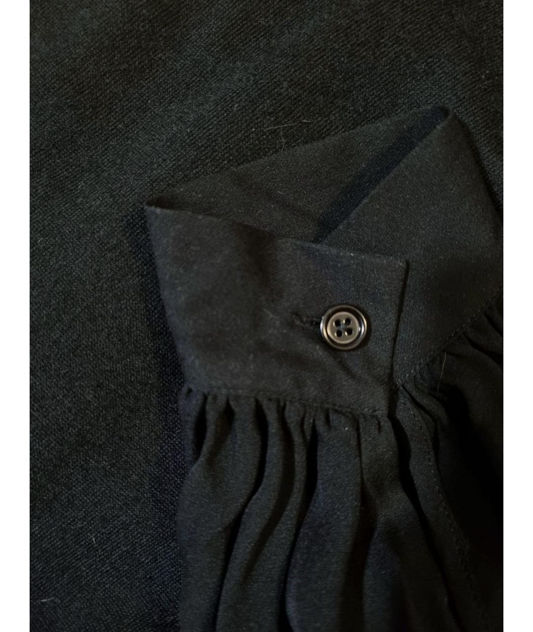 RALPH LAUREN PURPLE LABEL Черный кашемировый джемпер / свитер, фото 3