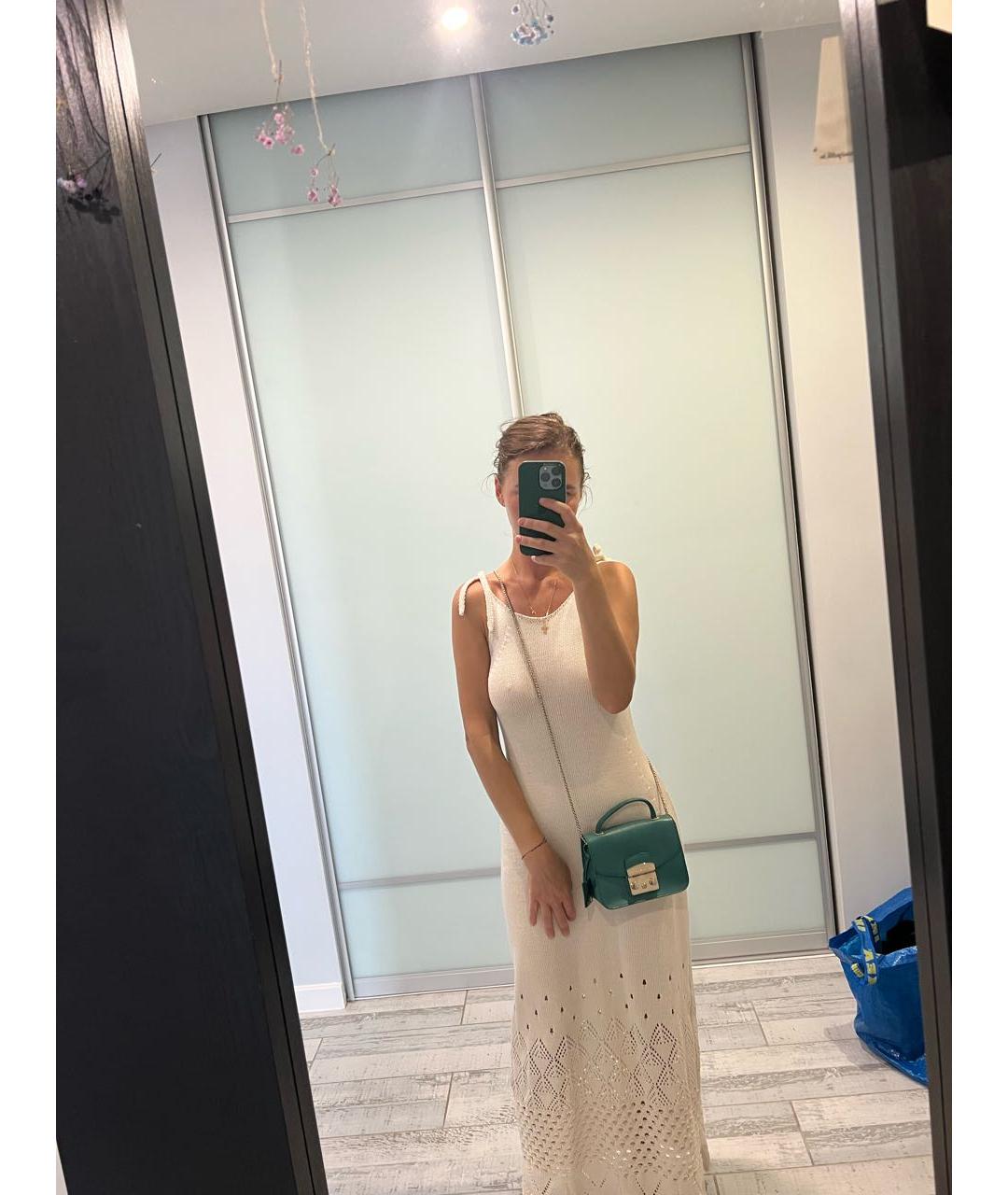 FURLA Зеленая кожаная сумка тоут, фото 7