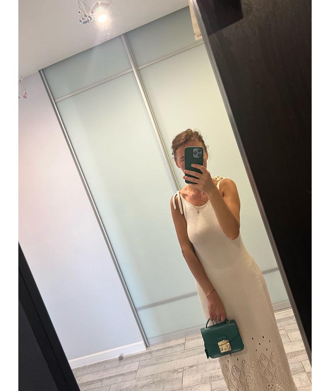 FURLA Зеленая кожаная сумка тоут, фото 8