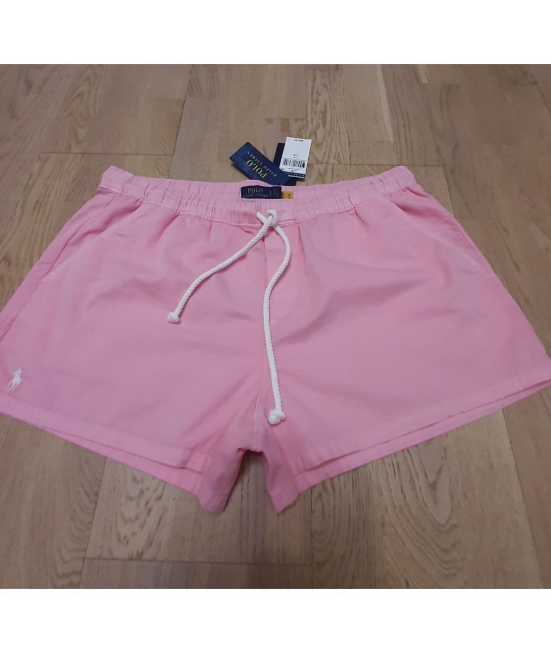 POLO RALPH LAUREN Розовые хлопковые шорты, фото 9