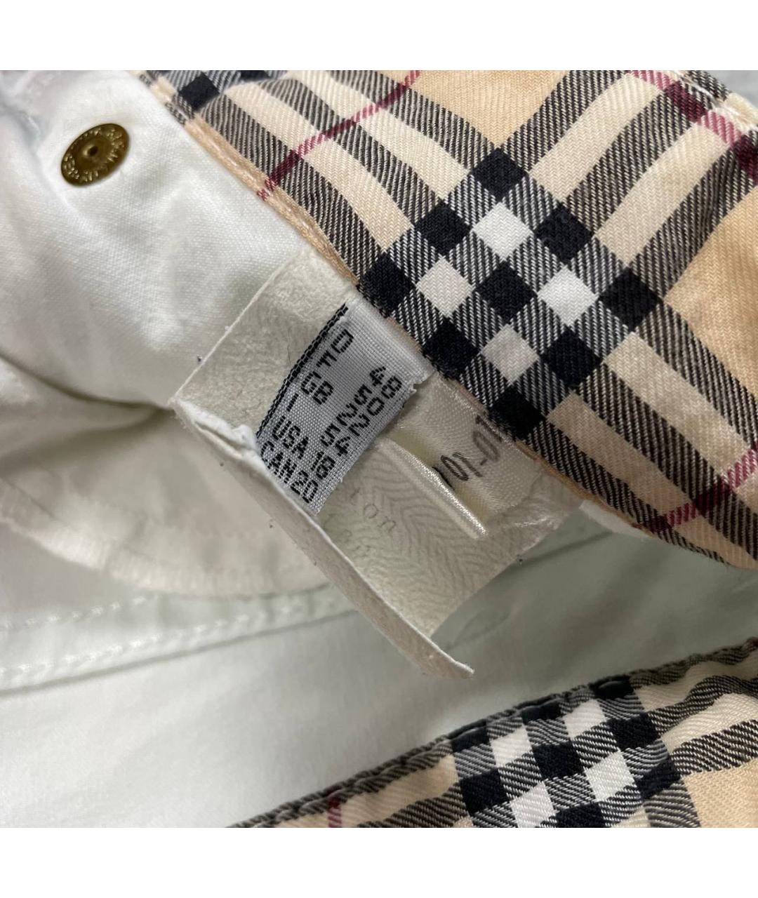 BURBERRY Белые джинсы, фото 6