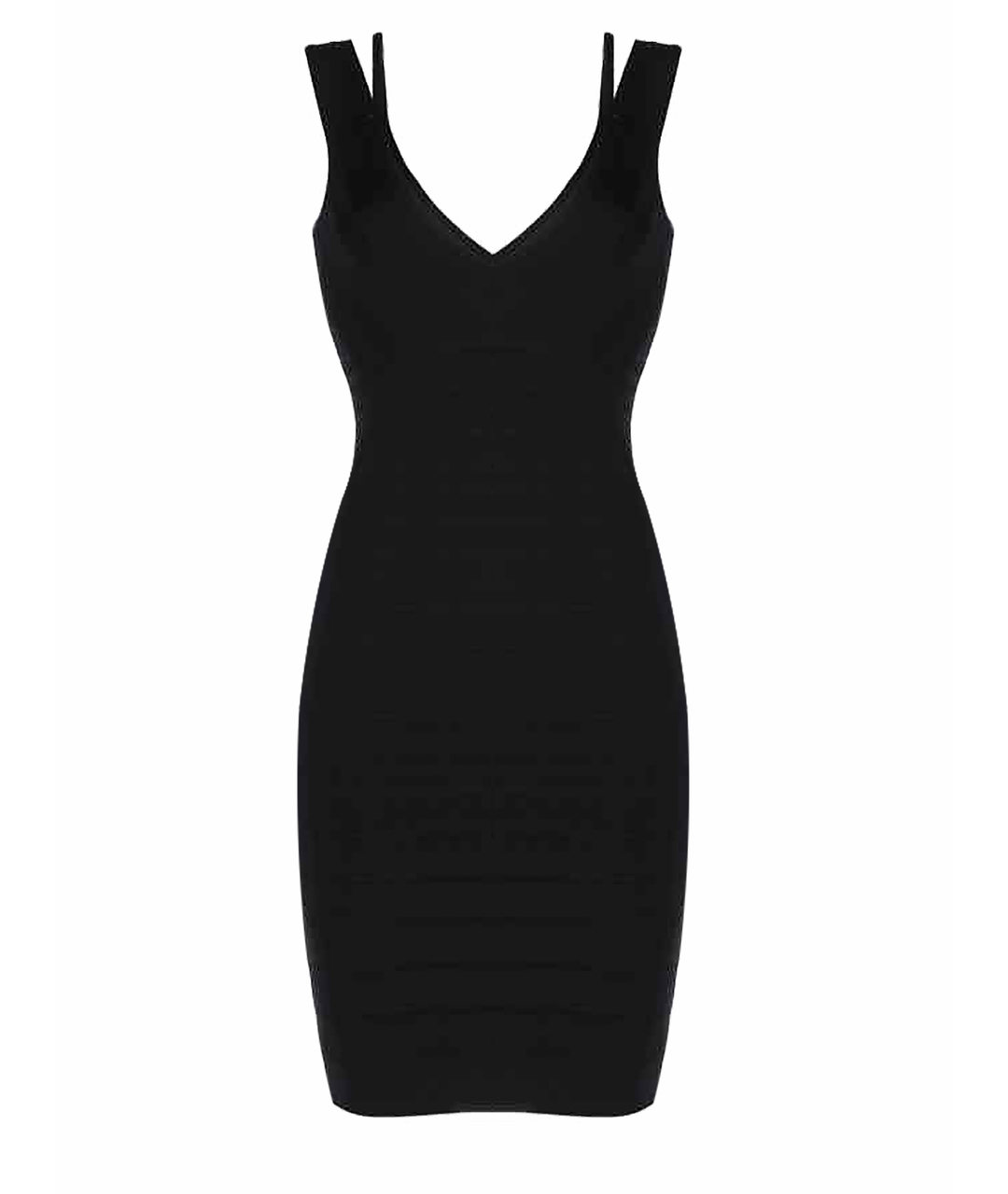 HERVE LEGER Черное коктейльное платье, фото 1