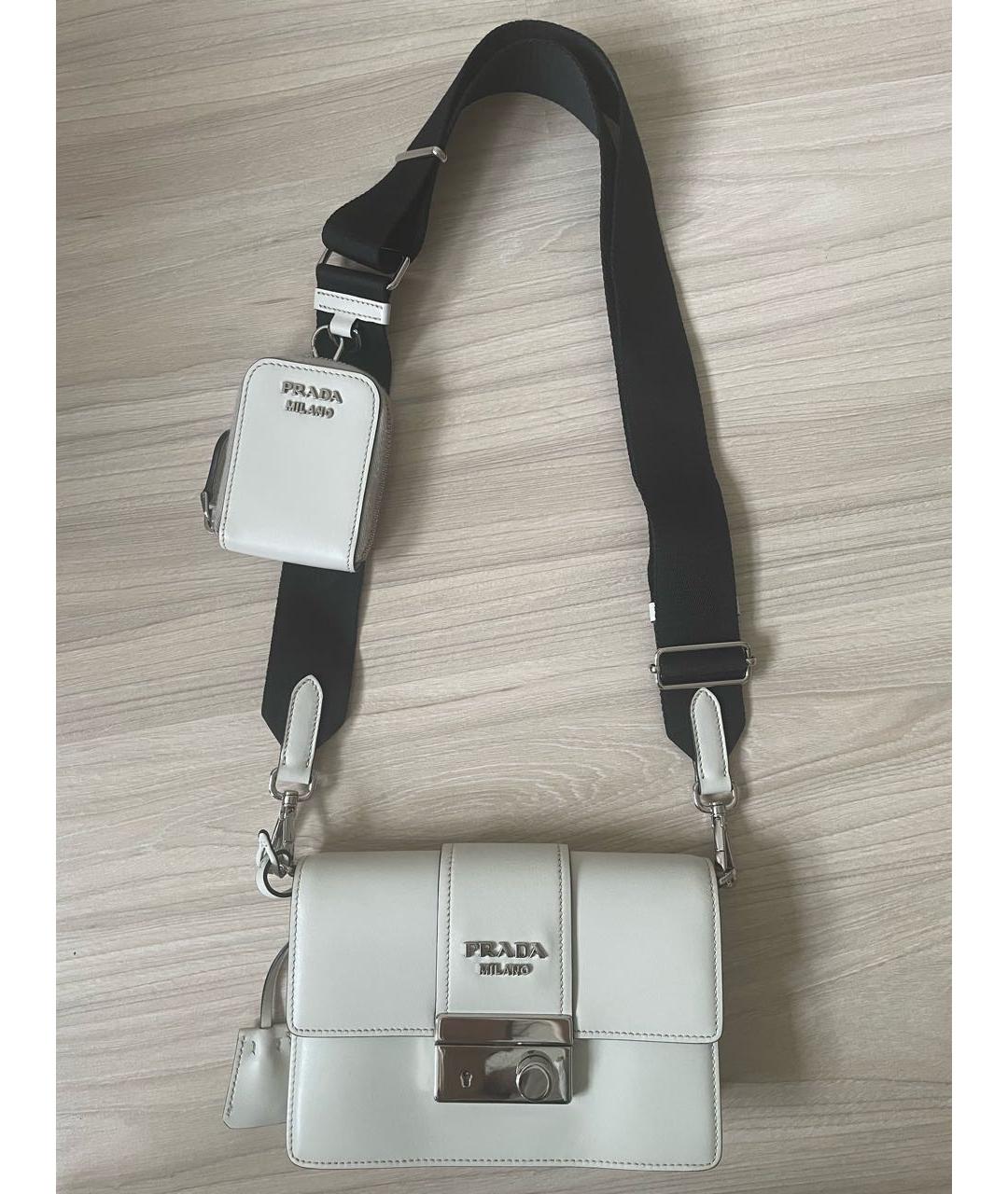 PRADA Кожаная сумка через плечо, фото 8