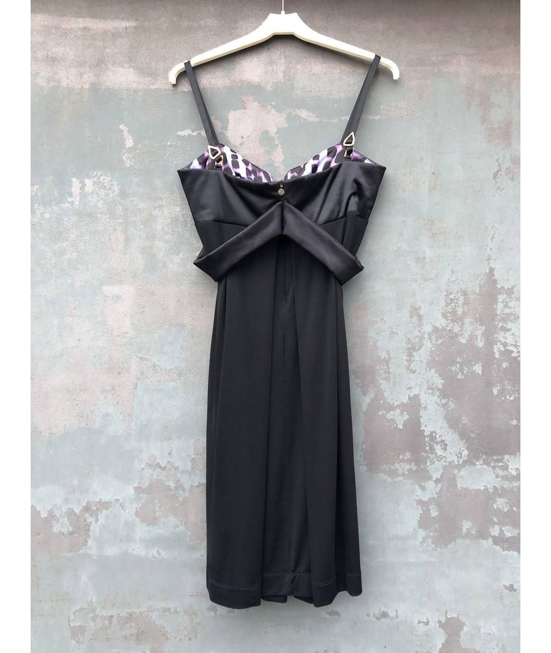 JUST CAVALLI Черное платье, фото 6