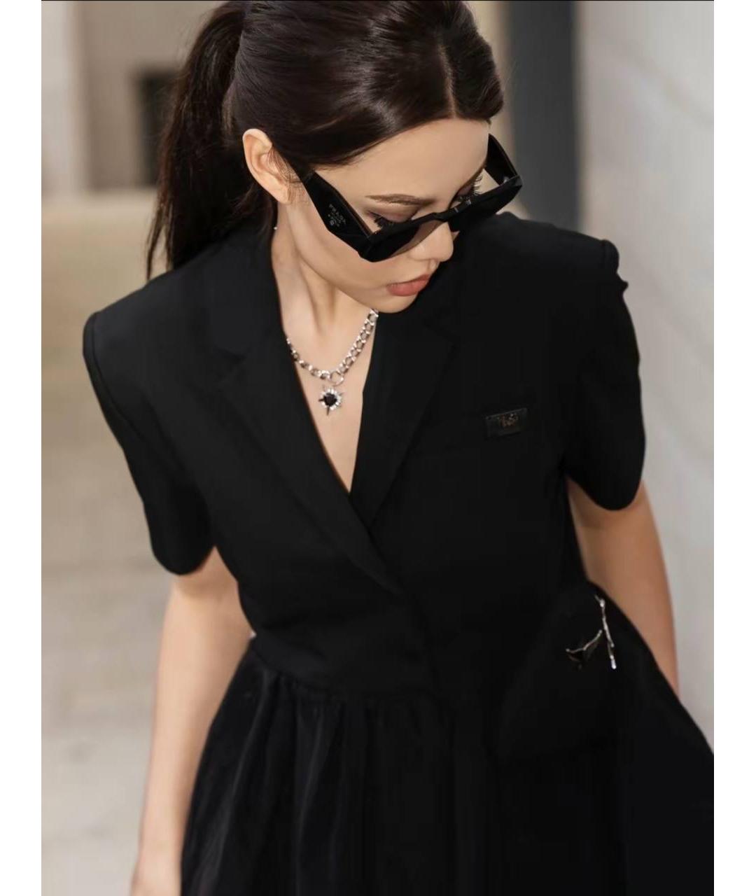 PRADA Черные солнцезащитные очки, фото 5