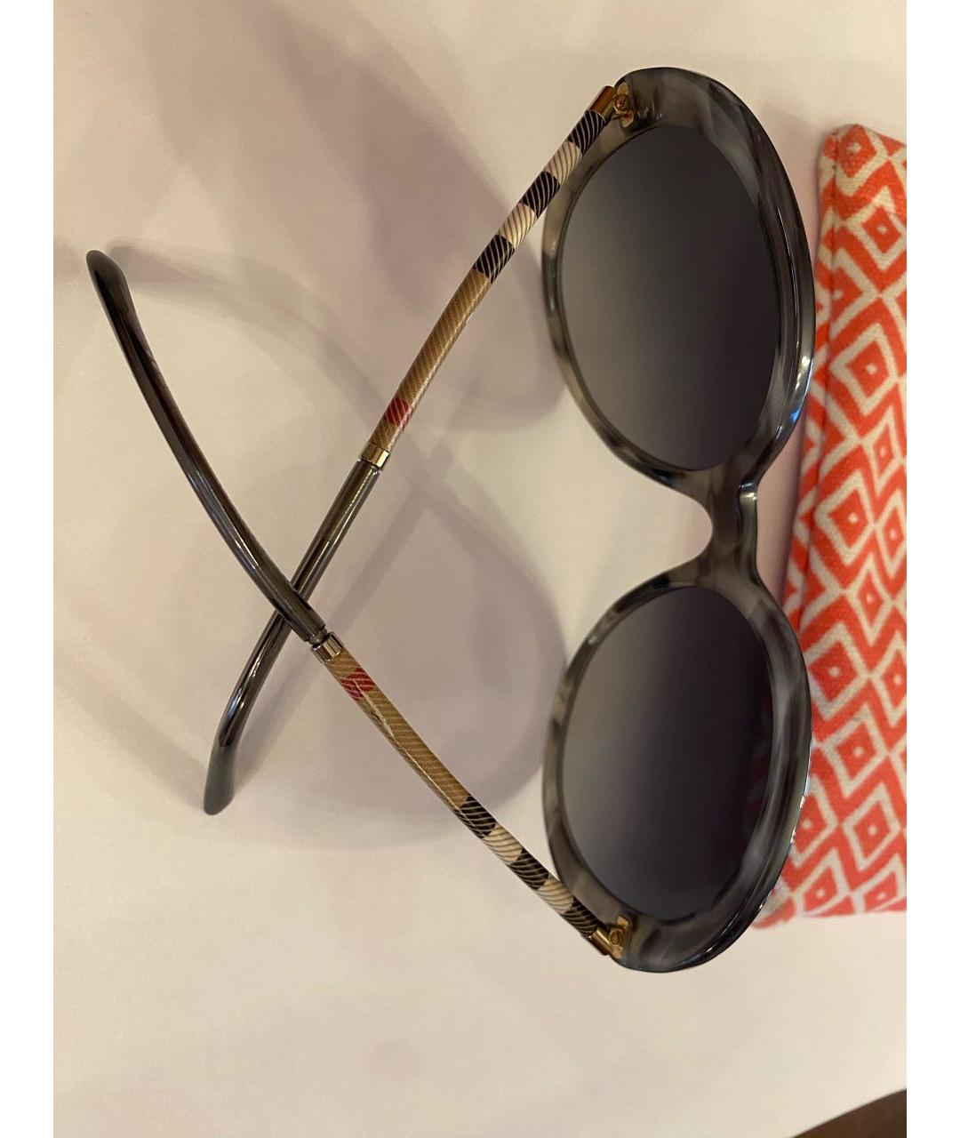 BURBERRY Бежевые солнцезащитные очки, фото 2
