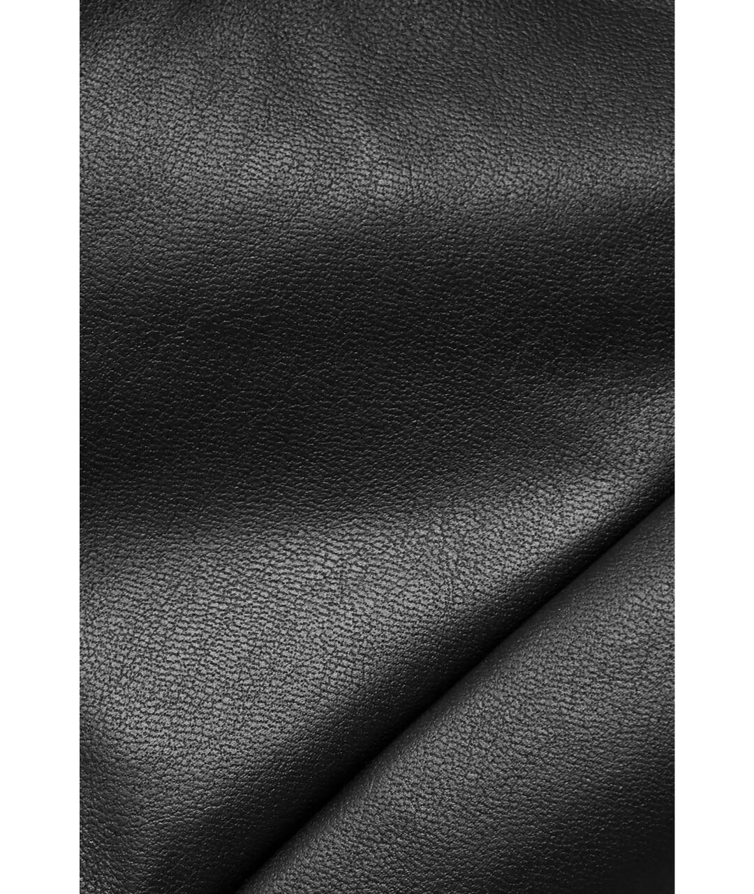 WOLFORD Черные кожаные брюки узкие, фото 4