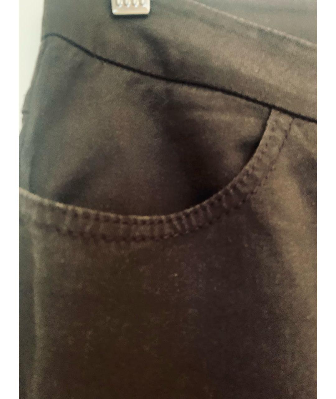 ANTONIO MARRAS Коричневые хлопко-эластановые брюки узкие, фото 7