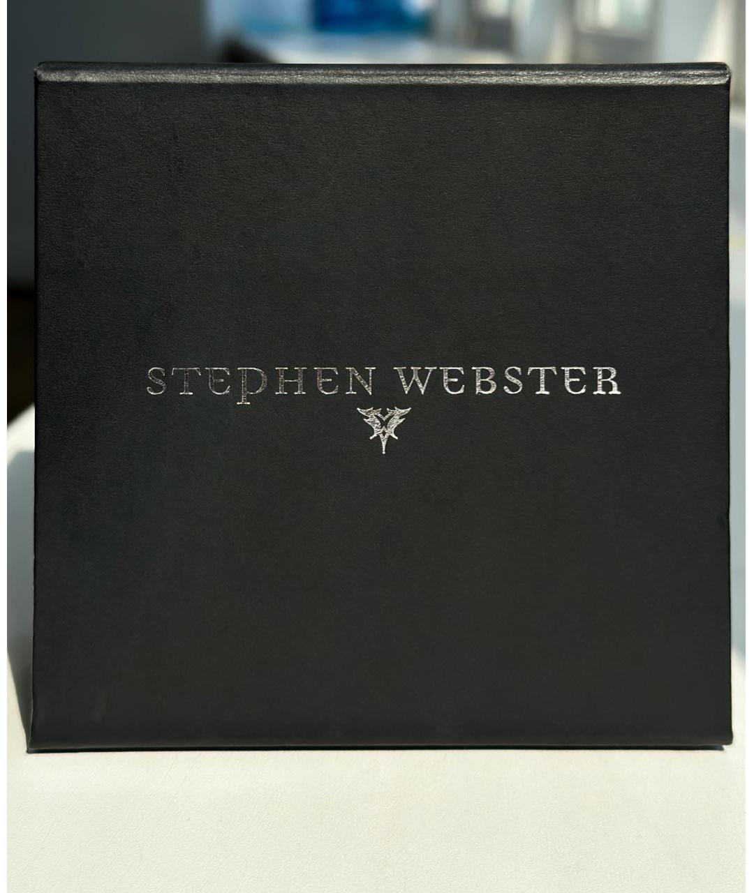 STEPHEN WEBSTER Черные серебряные серьги, фото 6