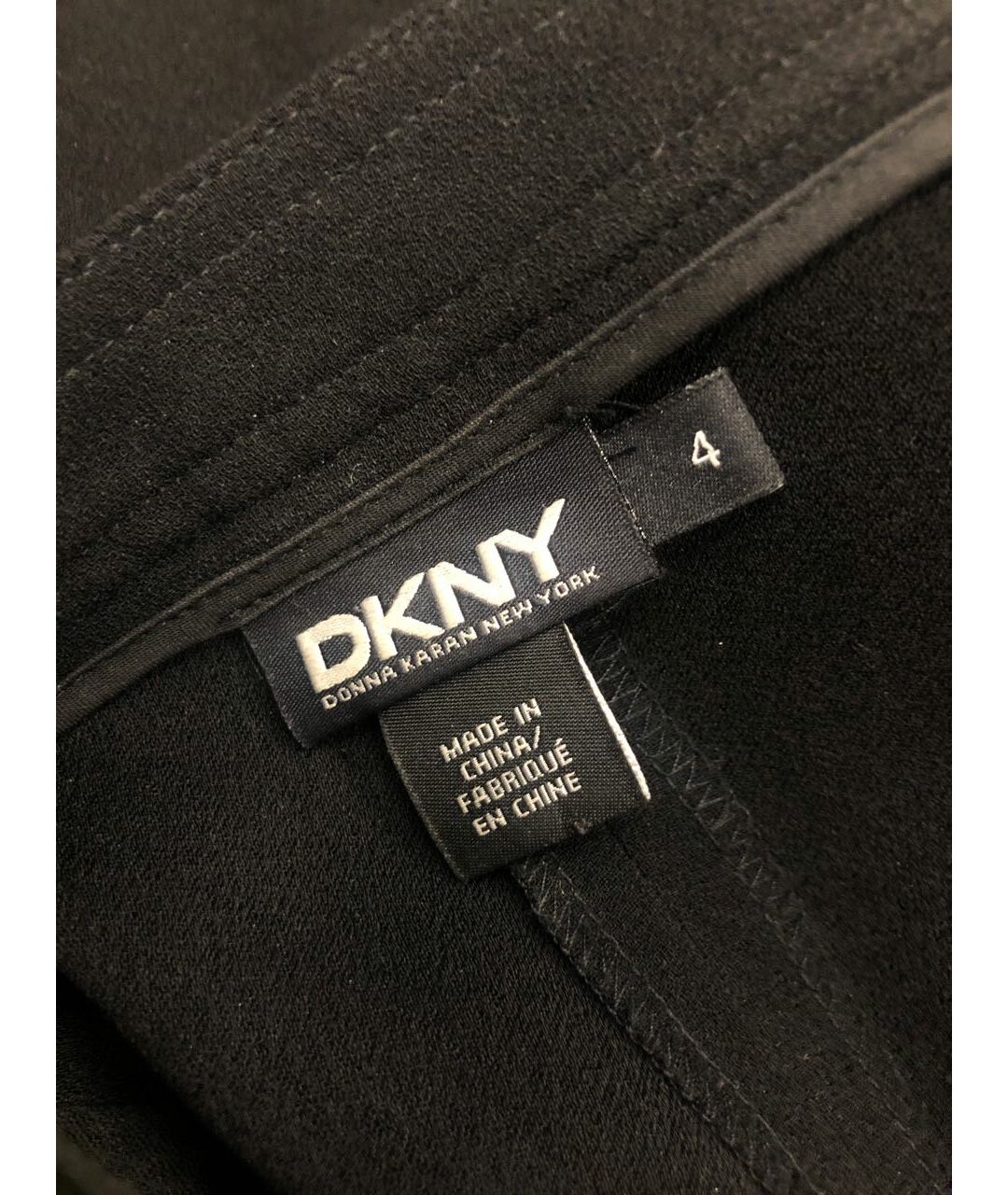 DKNY Черные прямые брюки, фото 3