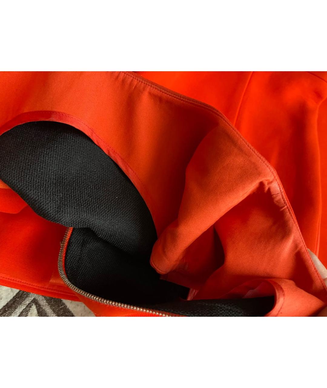 VICTORIA BECKHAM Оранжевое коктейльное платье, фото 5