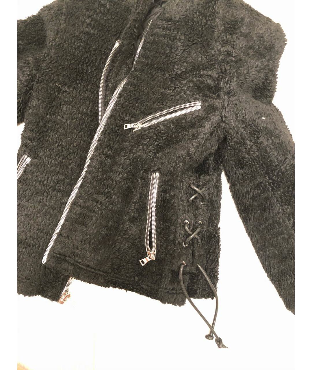 RTA Черная хлопковая куртка, фото 4