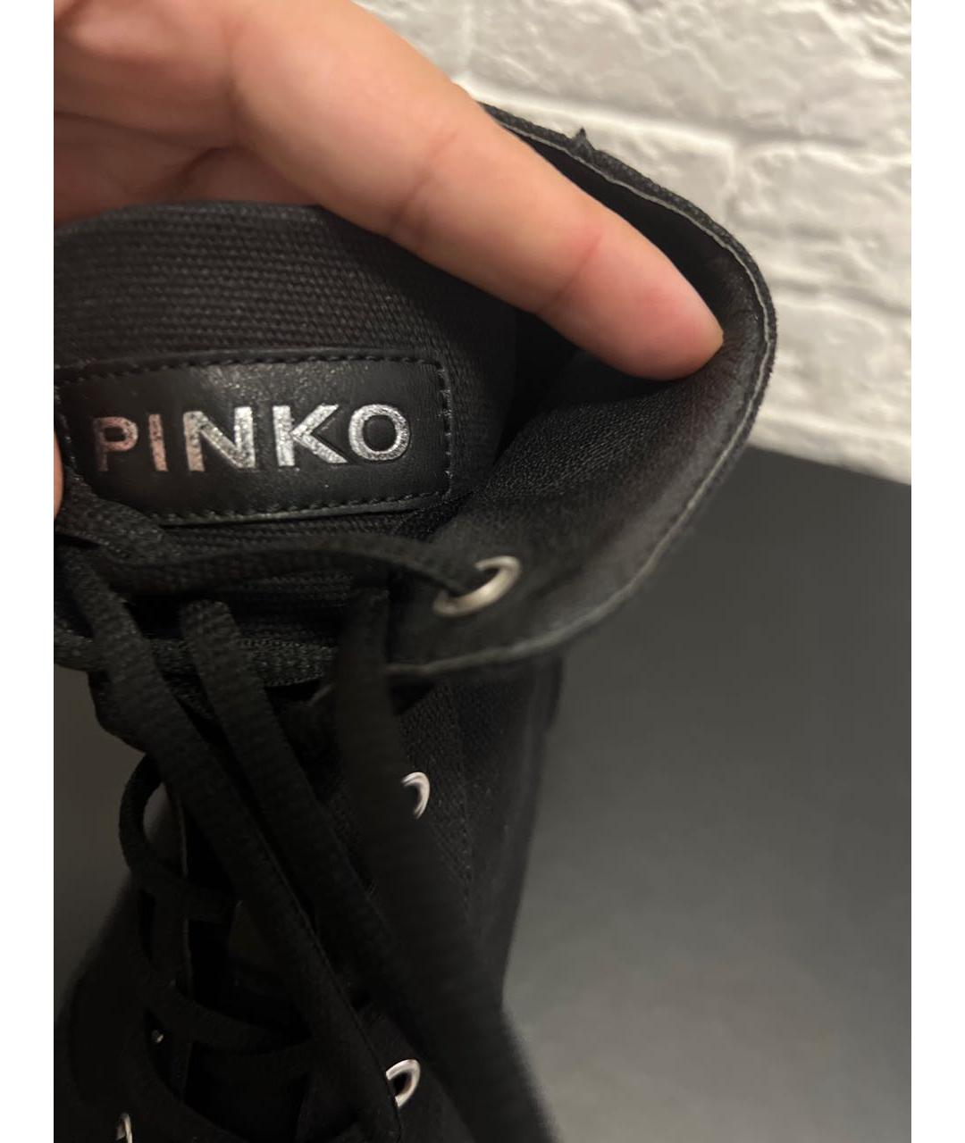 PINKO Черные ботинки, фото 5