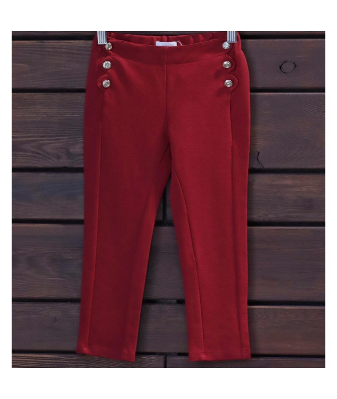 CHLOE Красные хлопковые брюки и шорты, фото 2