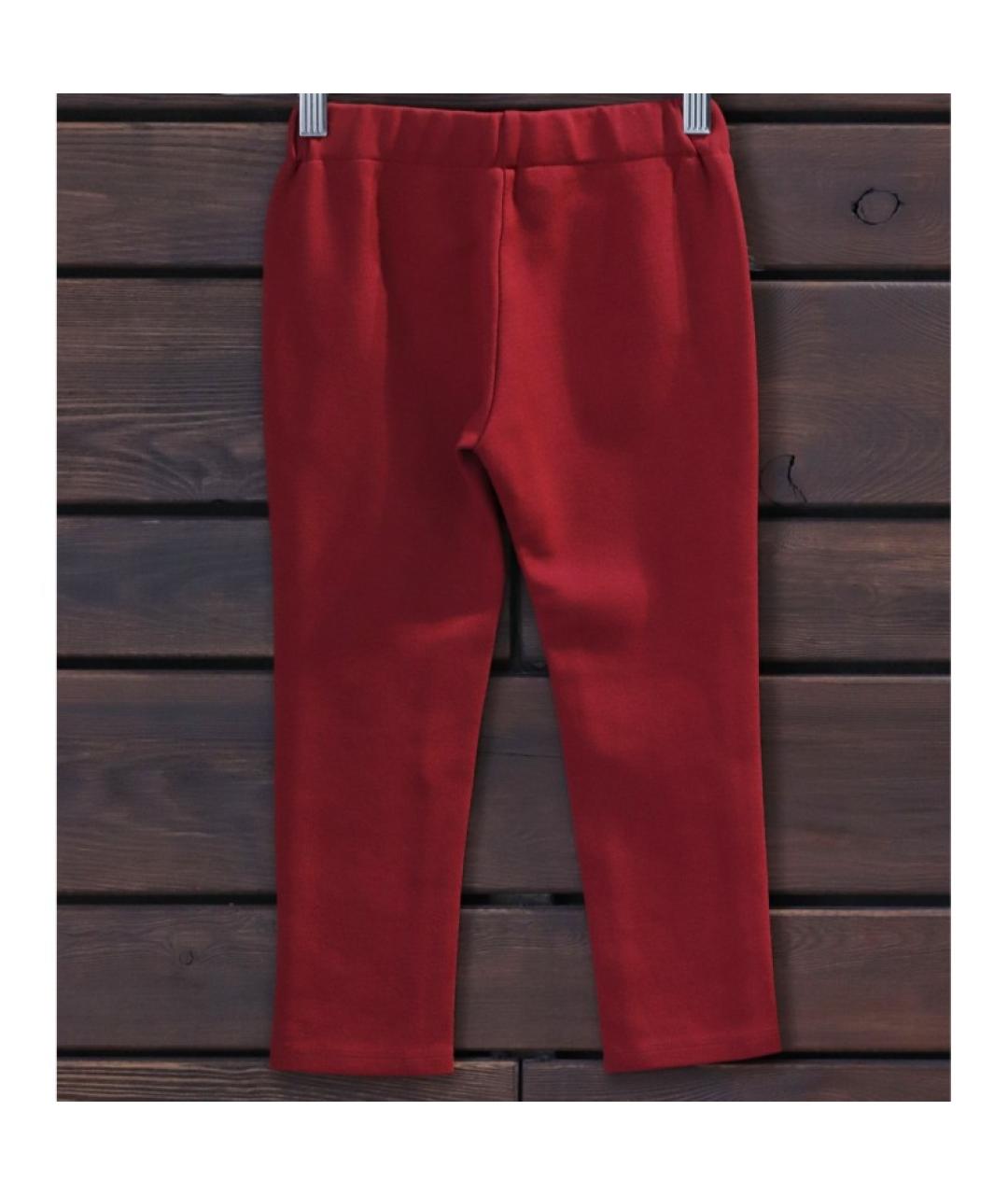 CHLOE Красные хлопковые брюки и шорты, фото 3