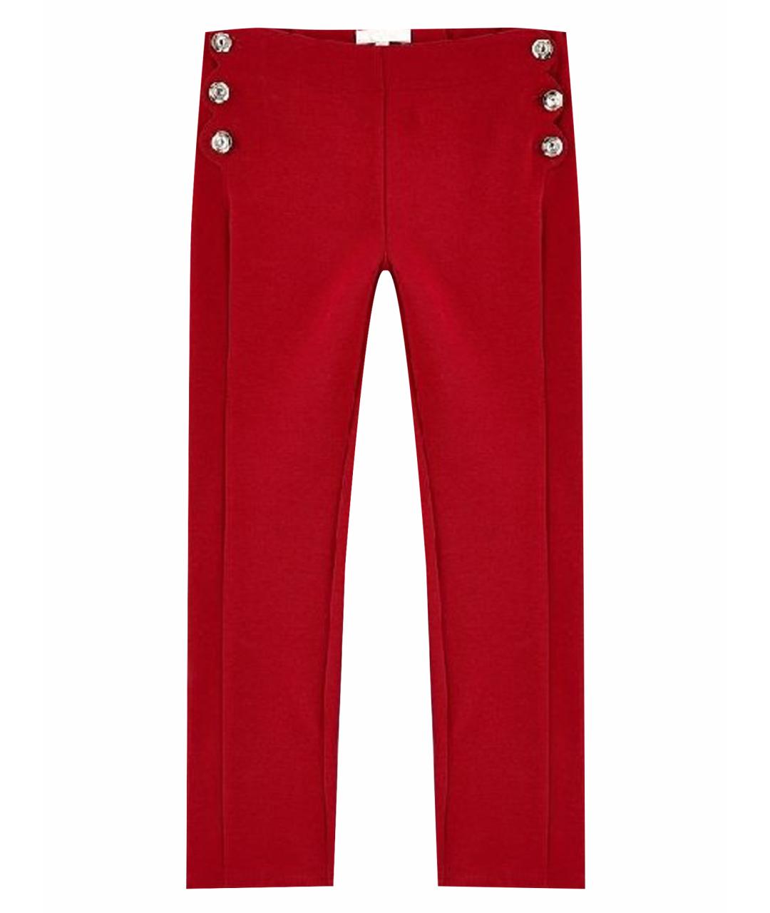 CHLOE Красные хлопковые брюки и шорты, фото 1
