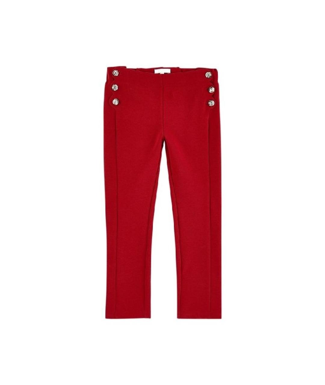 CHLOE Красные хлопковые брюки и шорты, фото 7