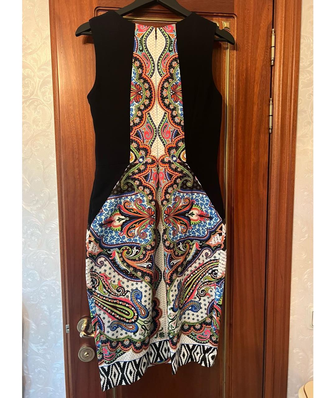 ETRO Мульти хлопковое коктейльное платье, фото 2