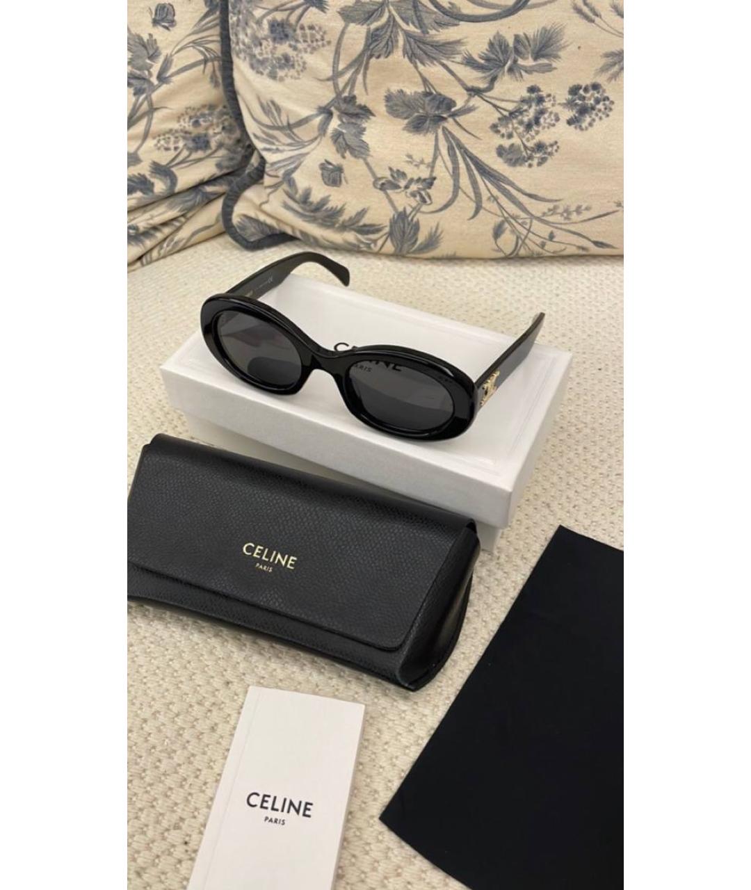 CELINE Черные солнцезащитные очки, фото 5