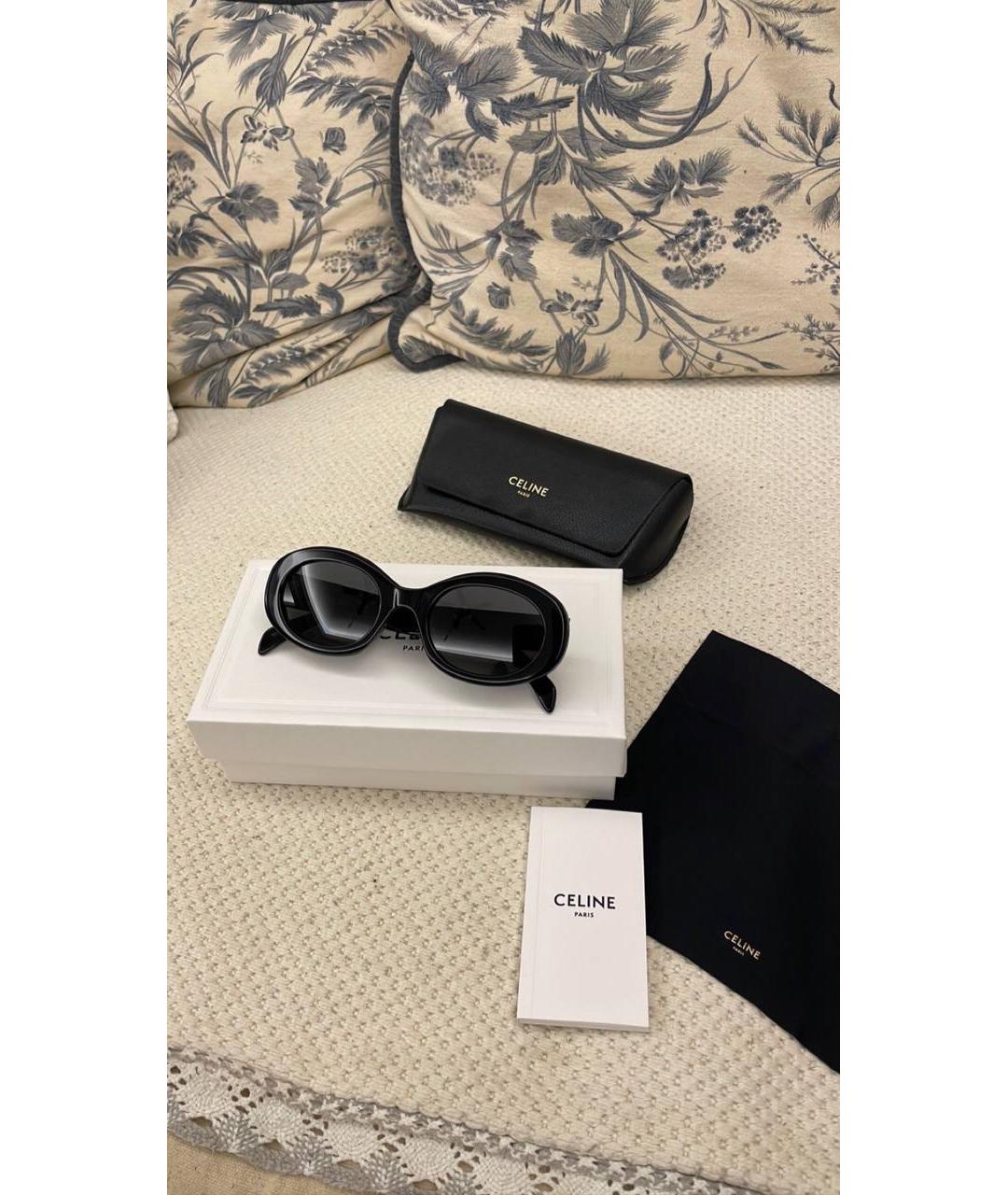 CELINE Черные солнцезащитные очки, фото 6