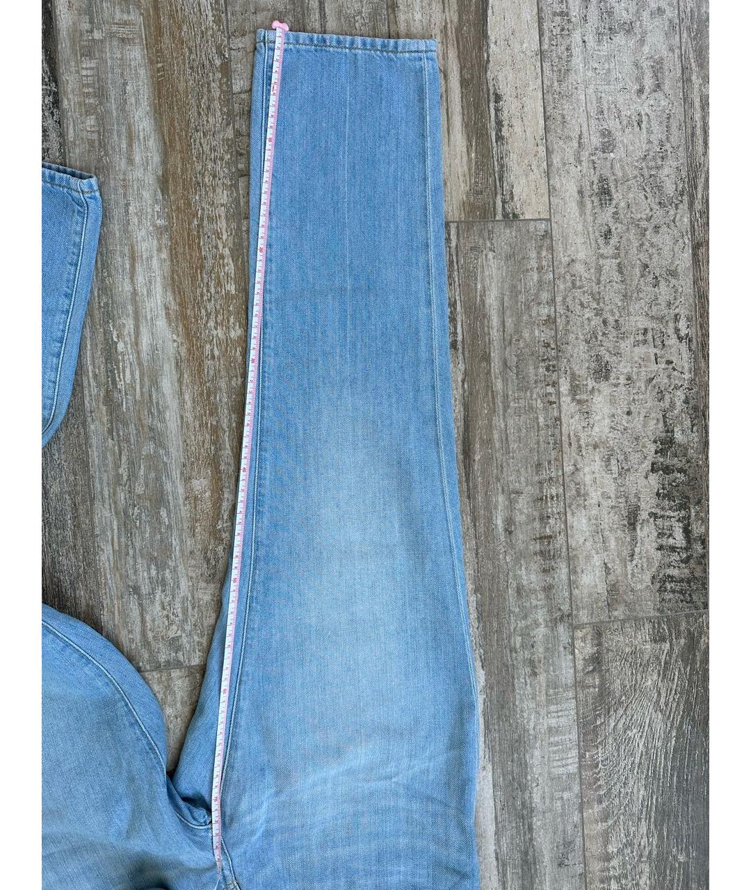 JACOB COHEN Голубые хлопковые джинсы слим, фото 7