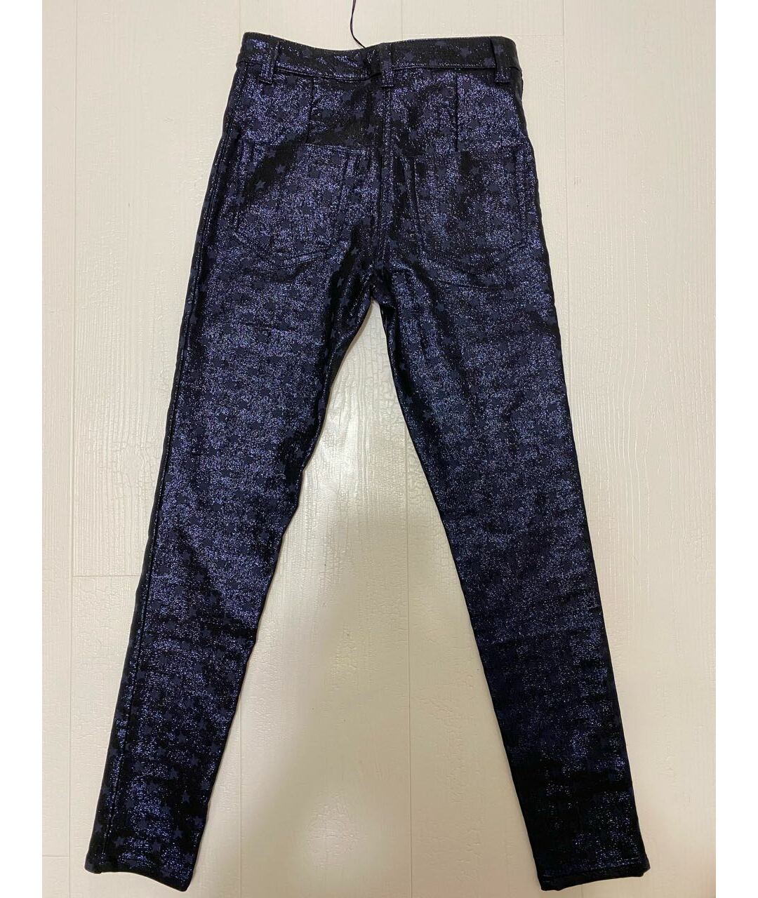 DENNY ROSE Темно-синие полиэстеровые брюки узкие, фото 2