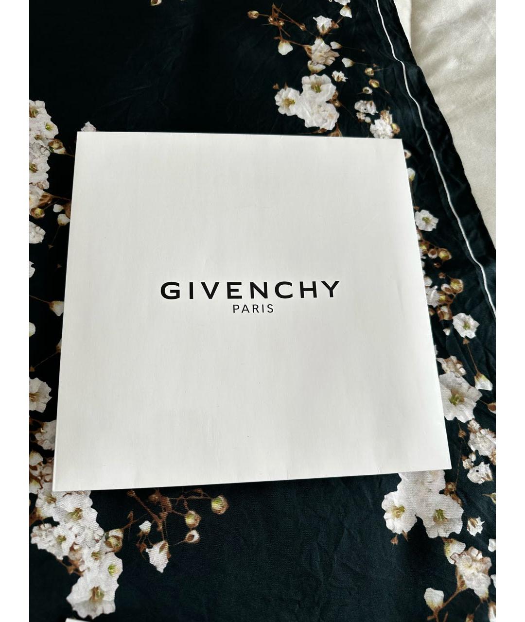 GIVENCHY Зеленый шелковый платок, фото 5