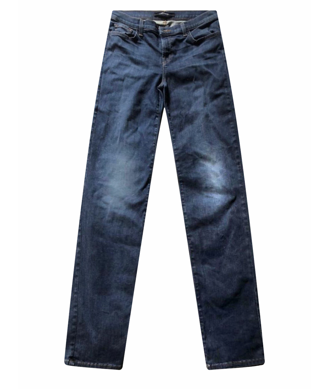 JBRAND Темно-синие хлопковые прямые джинсы, фото 1